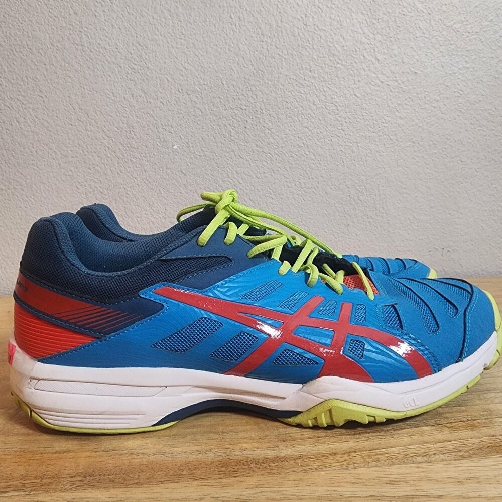 Asics Gel Solution Slam 3 Shoes Mens Size 12 Blue Tennis Court E604Y